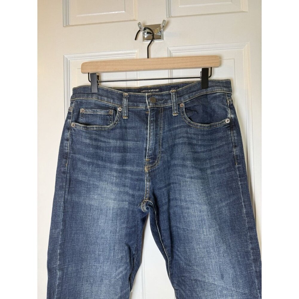 Lucky Brand Men’s Jeans 121 Slim Straight Blue Denim Size W32x29L - Tag 31Wx30L - Picture 2 of 11